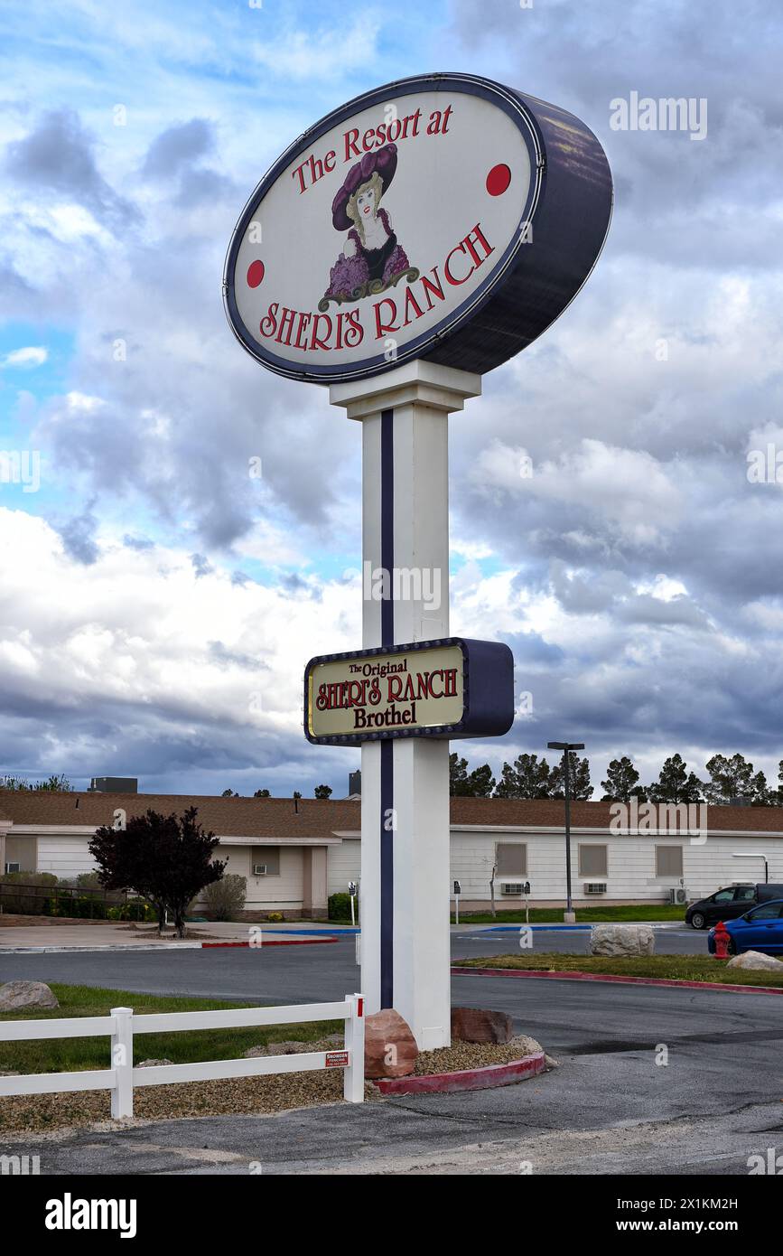 PAHRUMP, NEVADA 14 APR 2024 Sheris Ranch a licensed, legal brothel