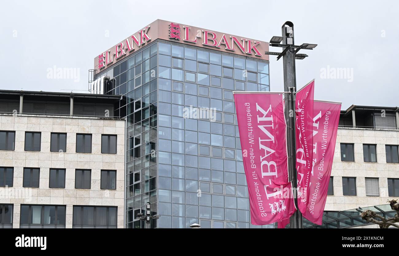 Stuttgart, Germany. 17th Apr, 2024. The logo of Landeskreditbank (L ...