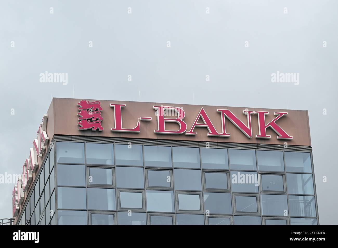 Stuttgart, Germany. 17th Apr, 2024. The logo of Landeskreditbank (L ...