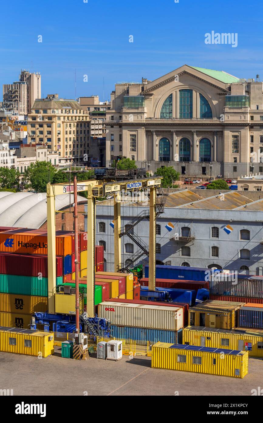 Port of Montevideo, Uruguay, South America Stock Photo