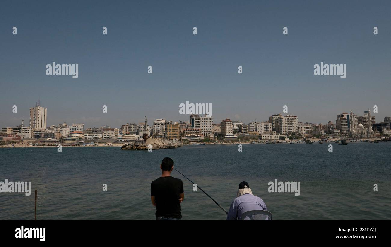 View of Gaza City, Gaza Strip, in 2019 Stock Photo