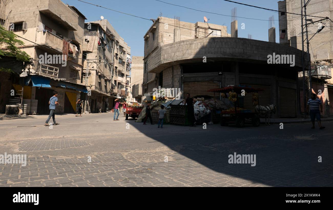 Market in Gaza City,  Gaza Strip, in 2019 Stock Photo