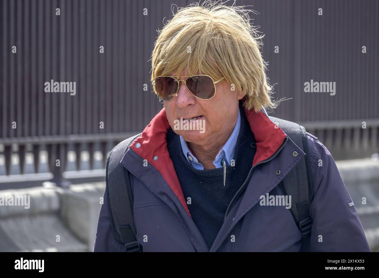 London, UK. 17th Apr, 2024. Michael Fabricant MP (Con: Lichfield in Staffordshire) arriving at Parliament for Prime Minister's Questions, 17th April 2024 Credit: Phil Robinson/Alamy Live News Stock Photo
