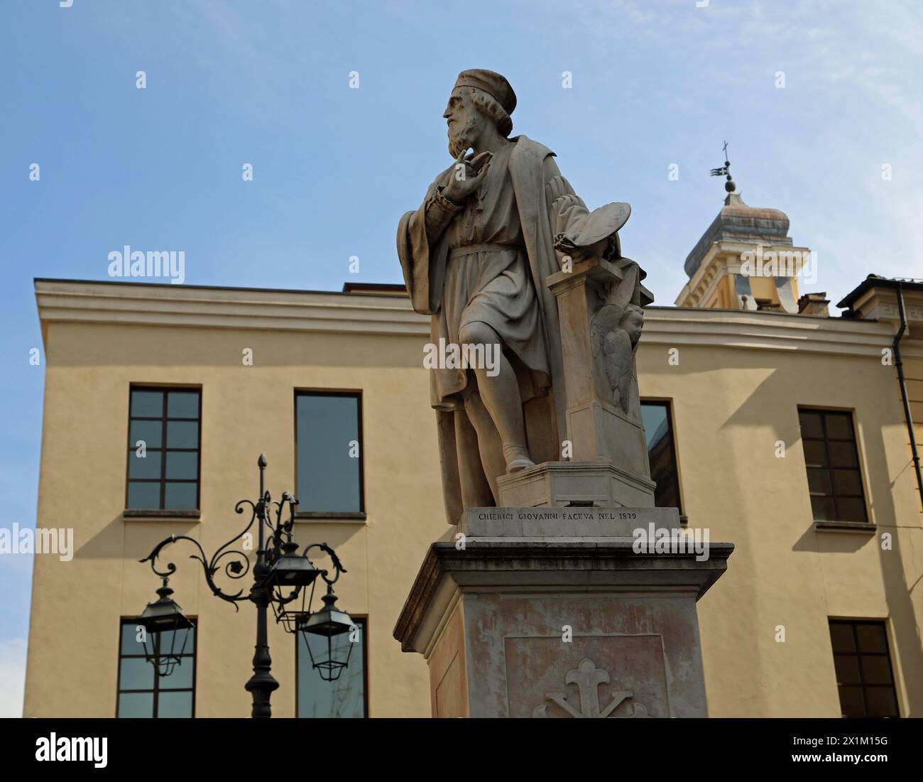 Francesco Mazzola monument at Parma in northern Italy Stock Photo