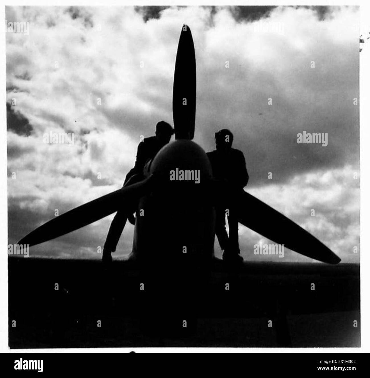 Aircraft engine inspection Cut Out Stock Images & Pictures - Alamy
