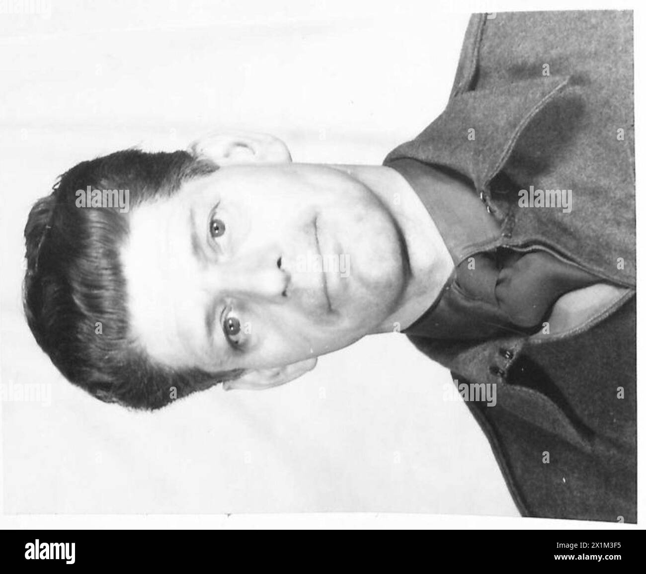 portraits-lt-cook-w-o-official-photographer-british-army-stock