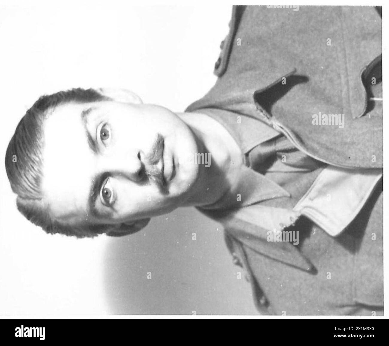 PORTRAITS Captain N.J.C. Hanbury [K.R.R.C.] , British Army Stock Photo Alamy