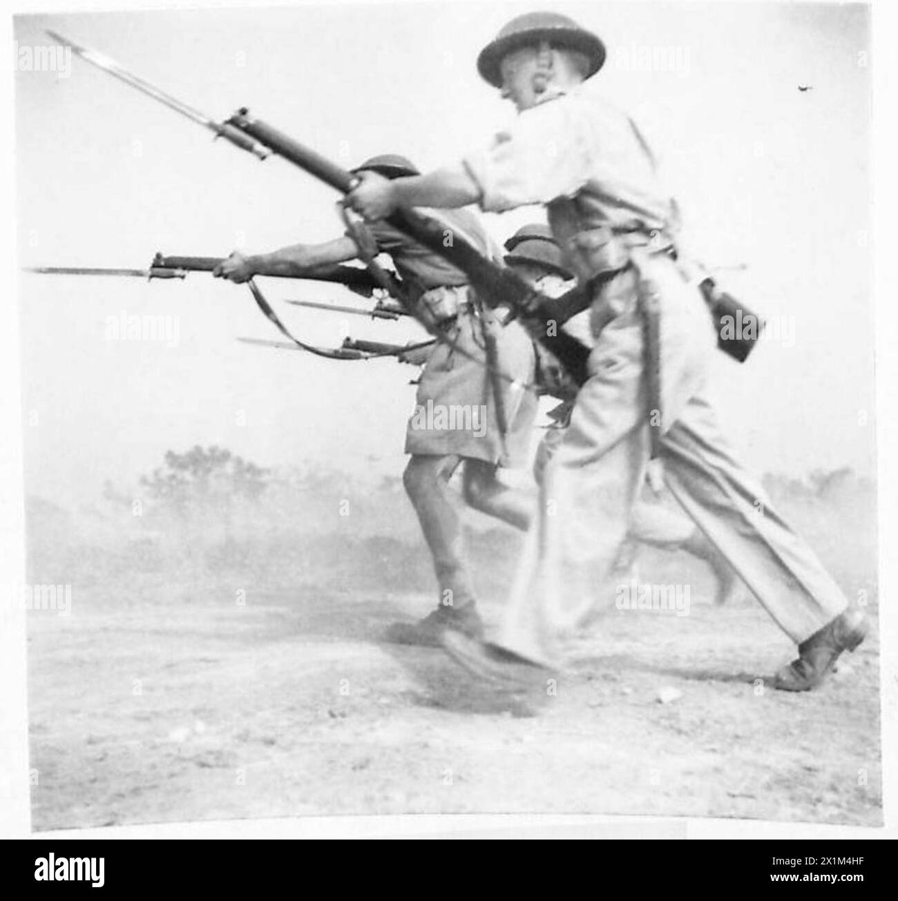 MOPPING UP ENEMY OBSERVATION POST Under the smoke screen from a