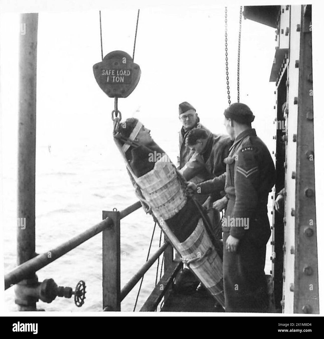 Island a a forts ramc orderlies carry out their drill various