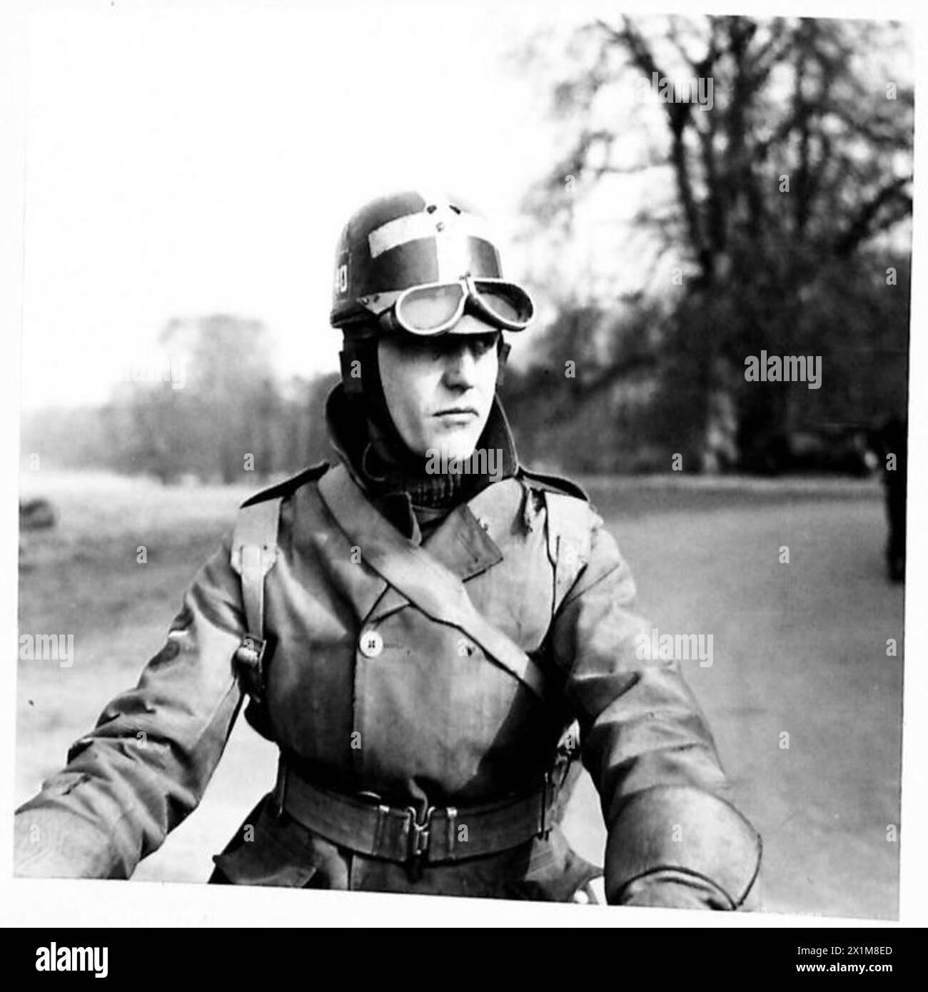 A Despatch Rider acts as an 'enemy' during a Spartan military exercise ...