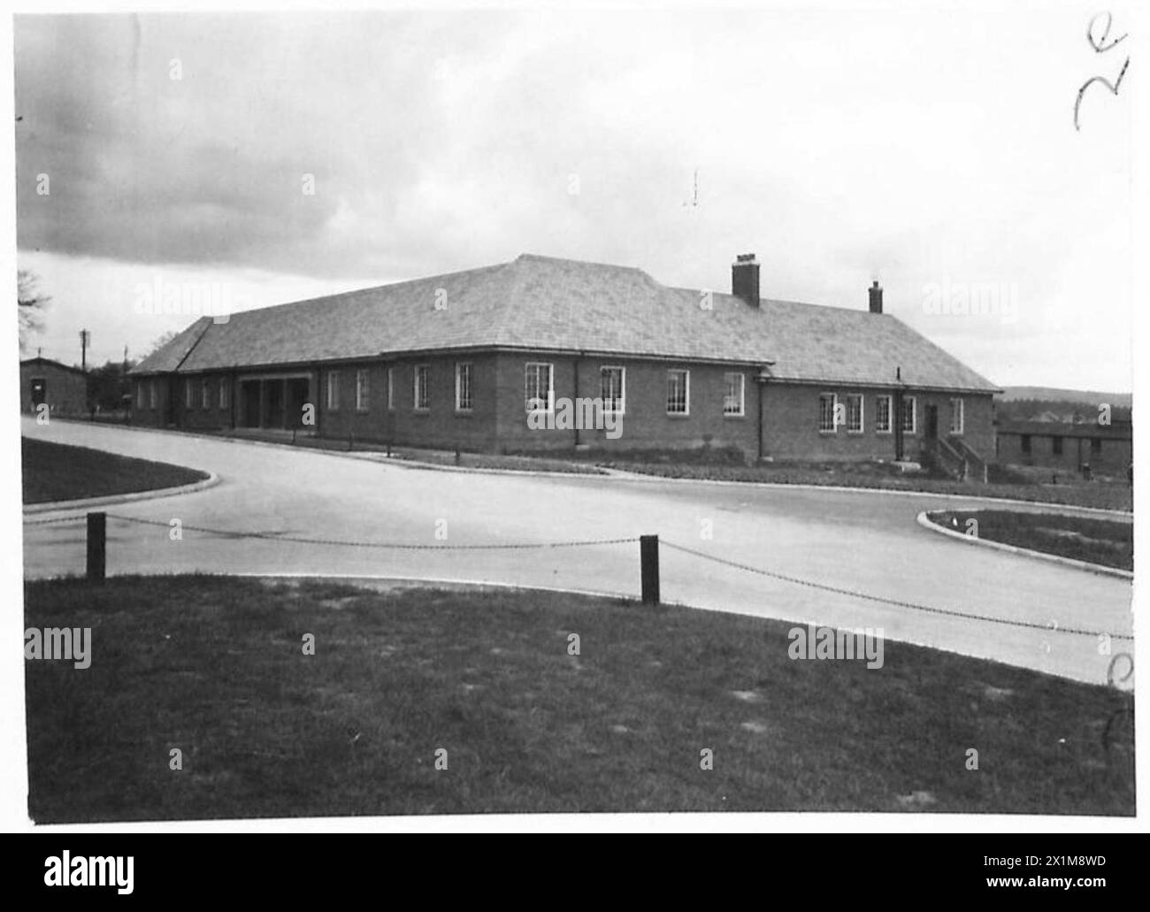 PUBLIC BUILDINGS CATTERICK CAMP Exterior view of the Quartermaster