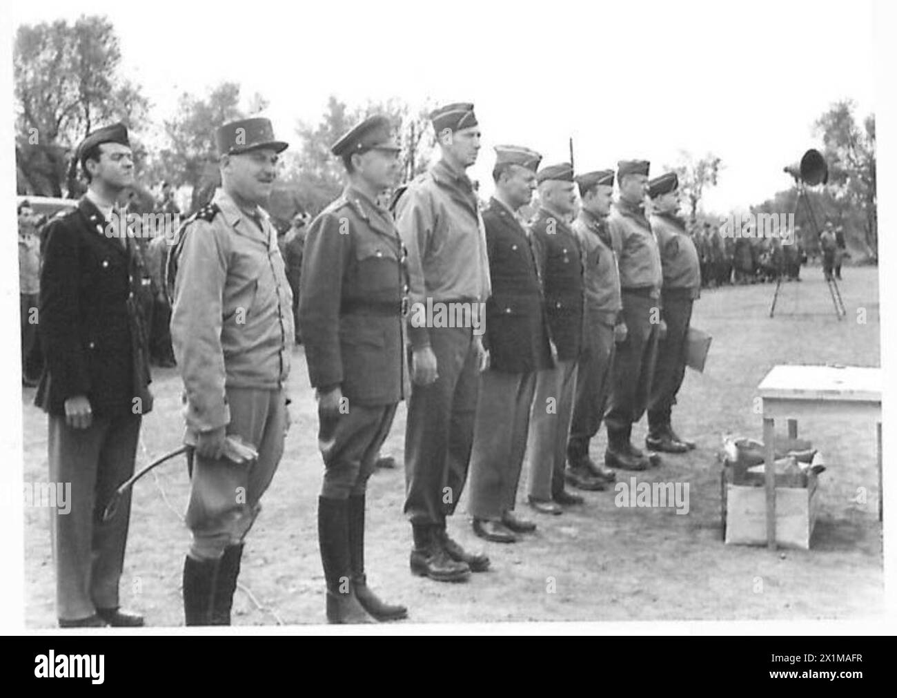 Photographs Show Generals Alexander Juin And Clark With Senior 
