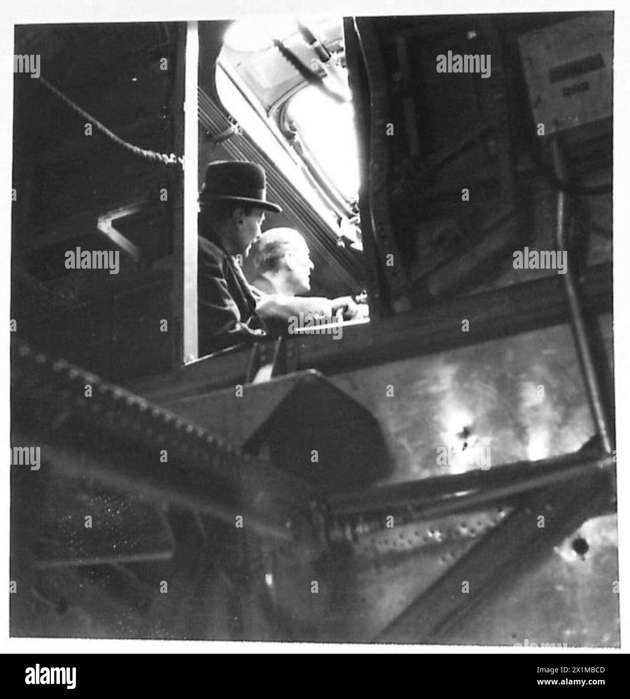 David Margesson Mr. Atlee and Captain D. Margesson accompany the Prime Minister inside ...