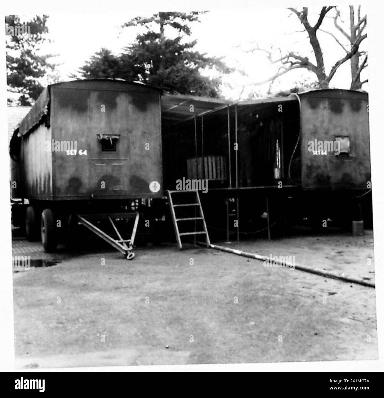 ORDNANCE FIELD PARK COMPANY - View of a mobile laundry working. The ...