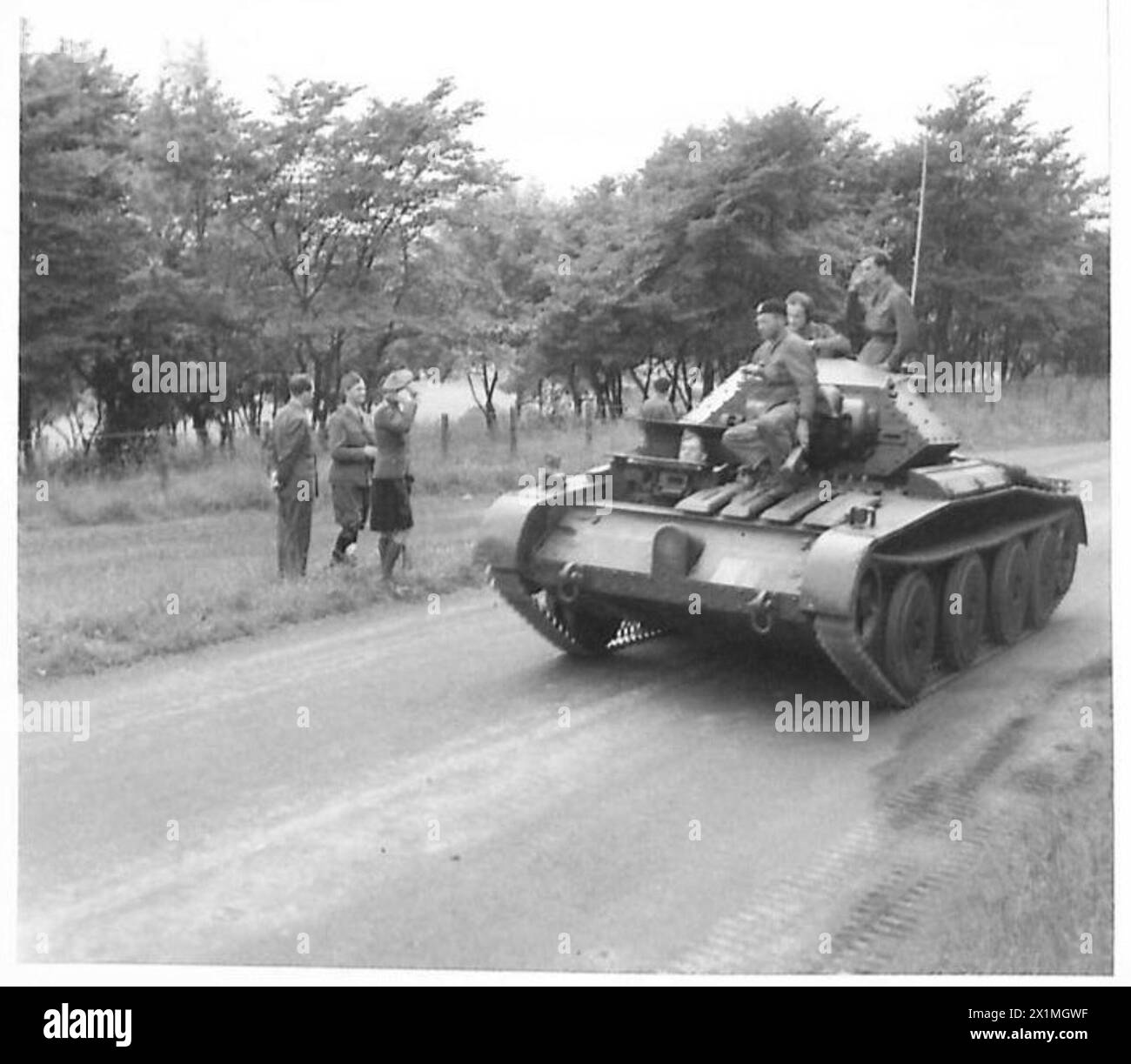 Tank corps training school Black and White Stock Photos & Images - Alamy