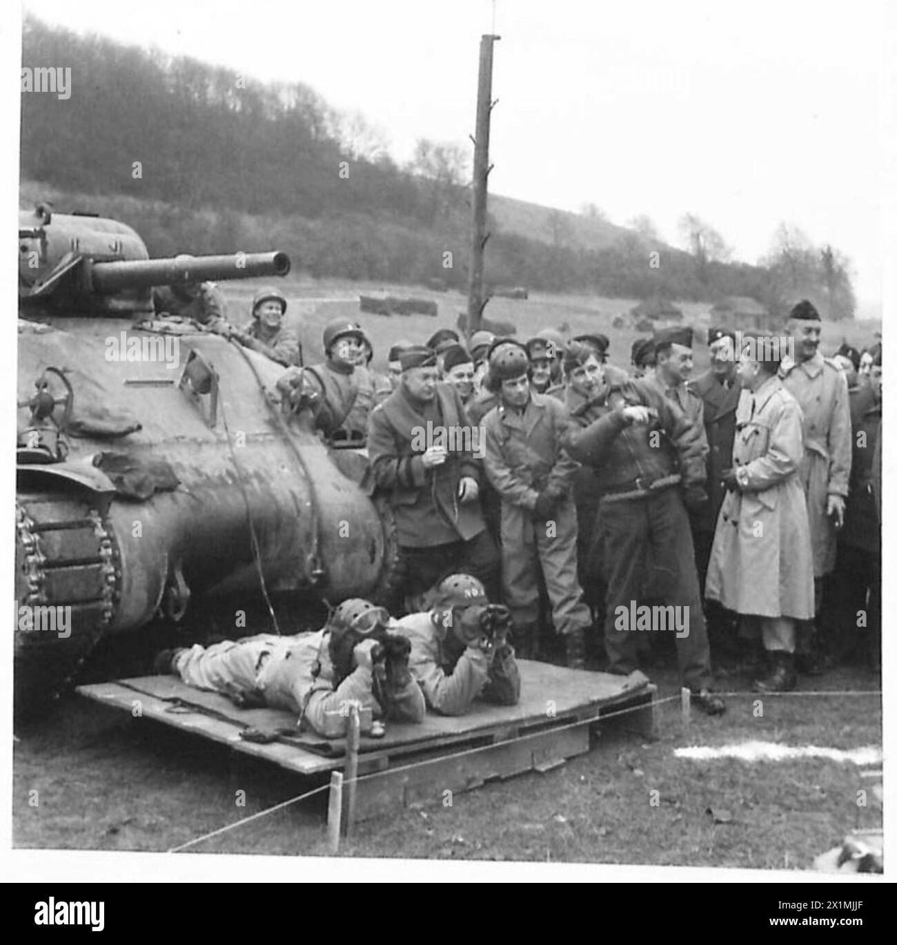 ALLIED COMMANDERS VISIT BRITISH AND AMERICAN TROOPS General