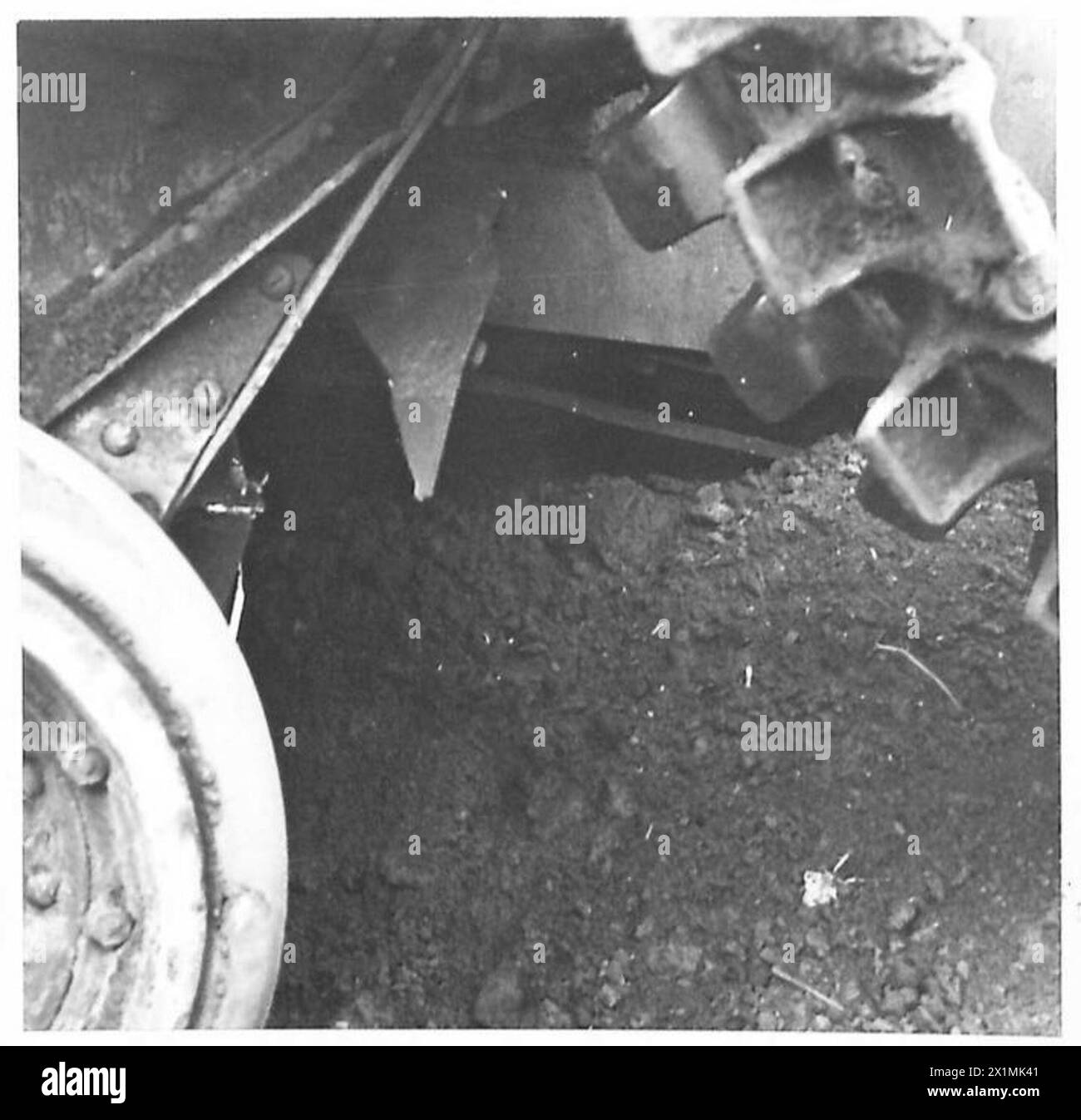 Tanks and their tracks are damaged, illustrating wear or combat effects ...