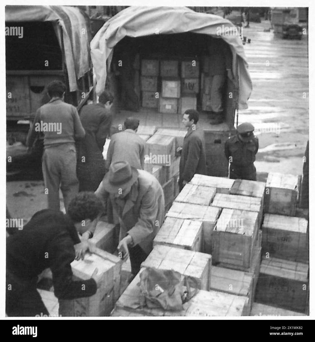 Humanitarian volunteer Black and White Stock Photos & Images - Alamy