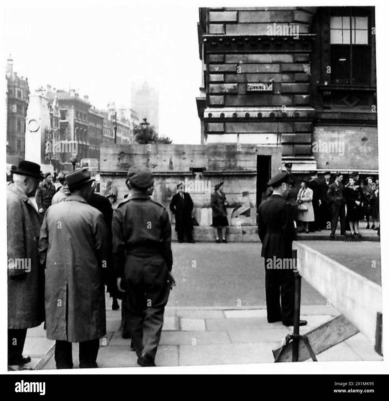 PILL BOXES IN LONDON Pillbox in Downing Street with Downing Street nameplate seen above