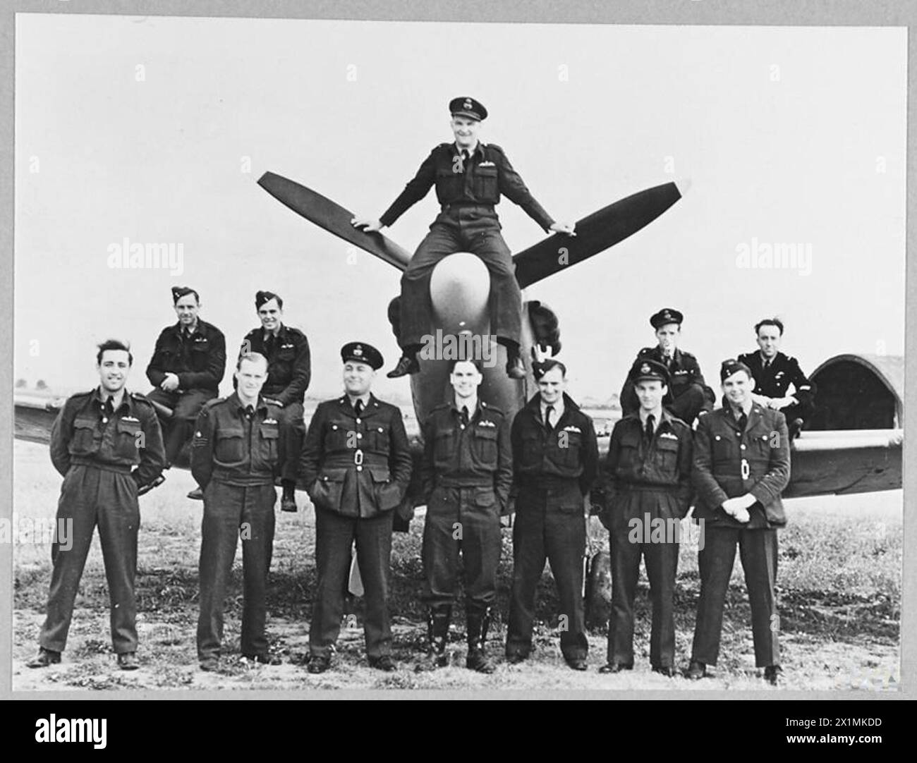 Pilots of the RAF Motor Industries Squadron pictured with their ...