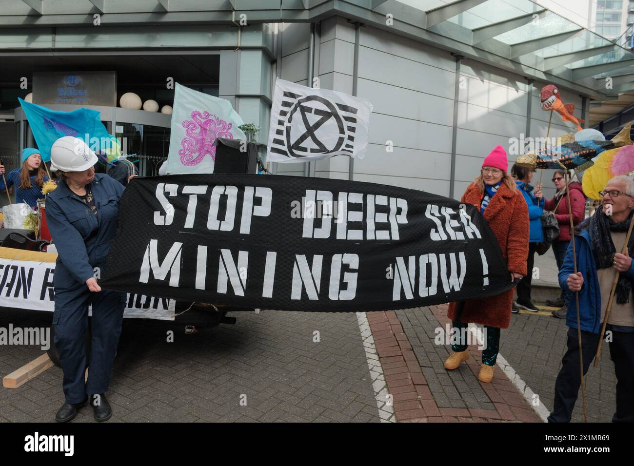 Ocean Rebellion (OR) stages a protest concert against a deep sea mining ...