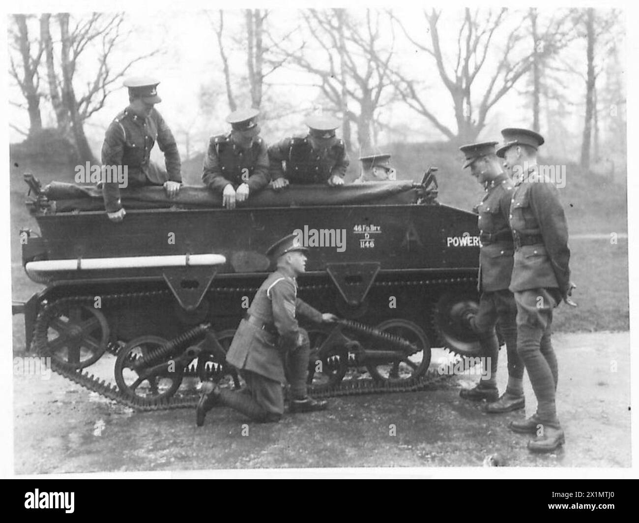 MECHANIZED ARTILLERY At Pirbright, British Army Stock Photo Alamy
