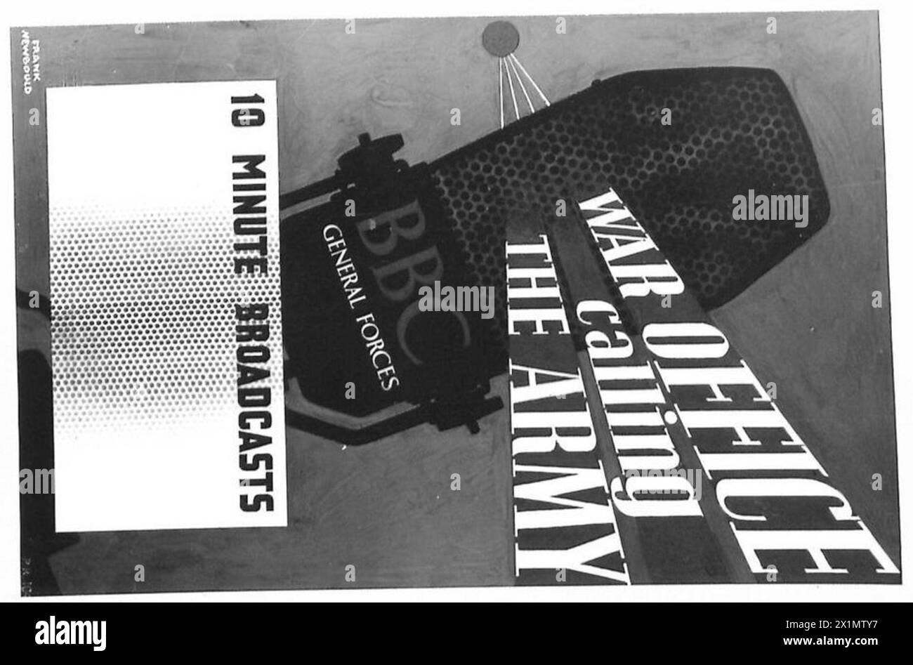 POSTER - New poster created by Mr. Frank Newbold. "War Office calling