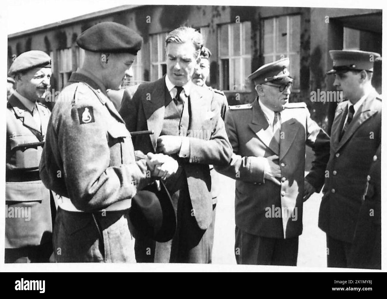 BIG THREE CONFERENCE POTSDAM Mr. Eden, M.Vyshinsky and Major