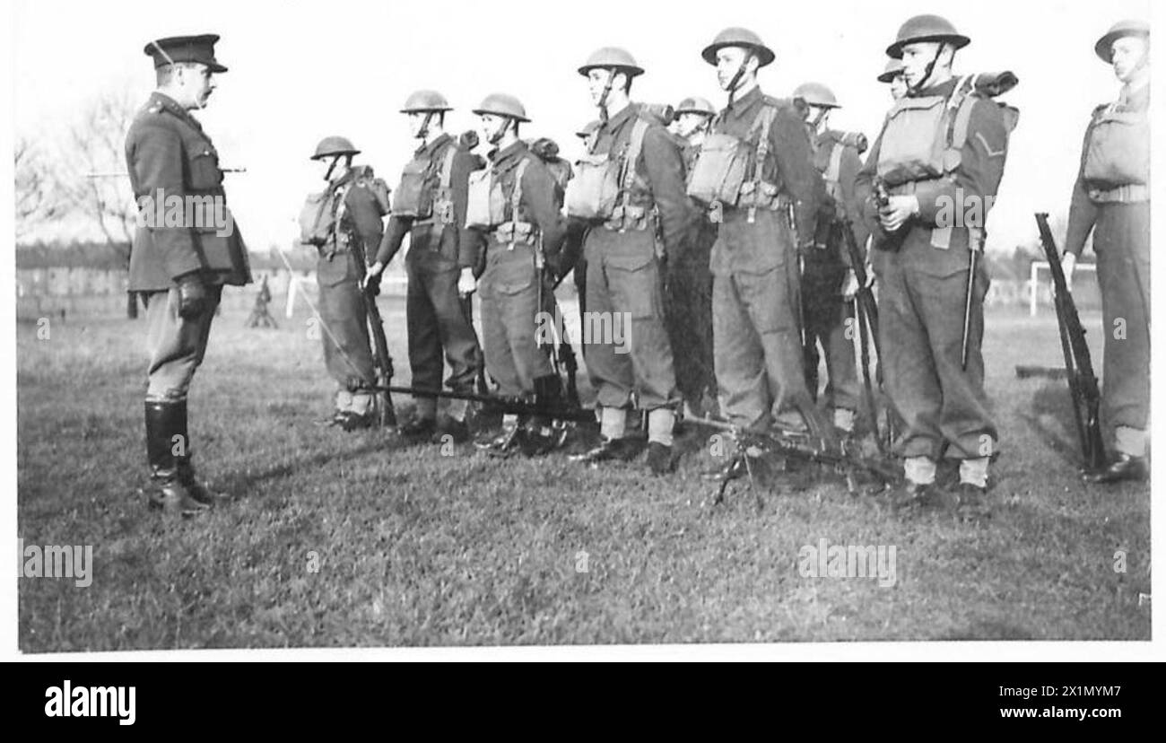 Commanding Talk Young soldiers in a battalion listen to a talk by their Commanding ...