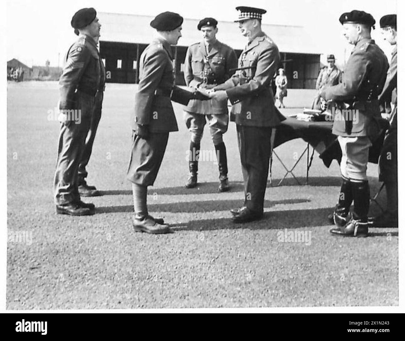 HRH THE DUKE OF GLOUCESTER VISITS SCOTS GUARDS The Duke of Gloucester