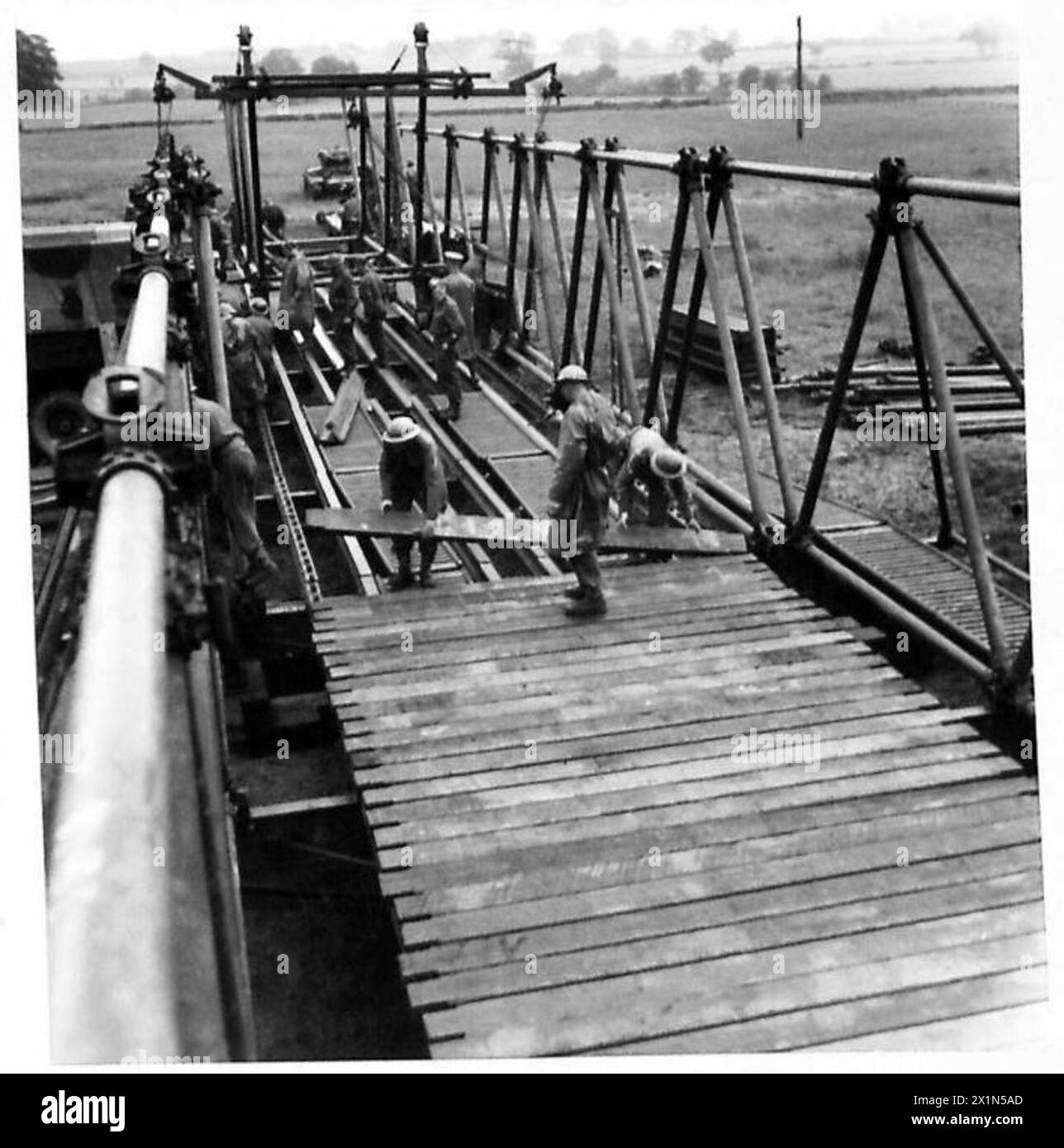 Non-commissioned officers are taking a bridge-building course at the ...