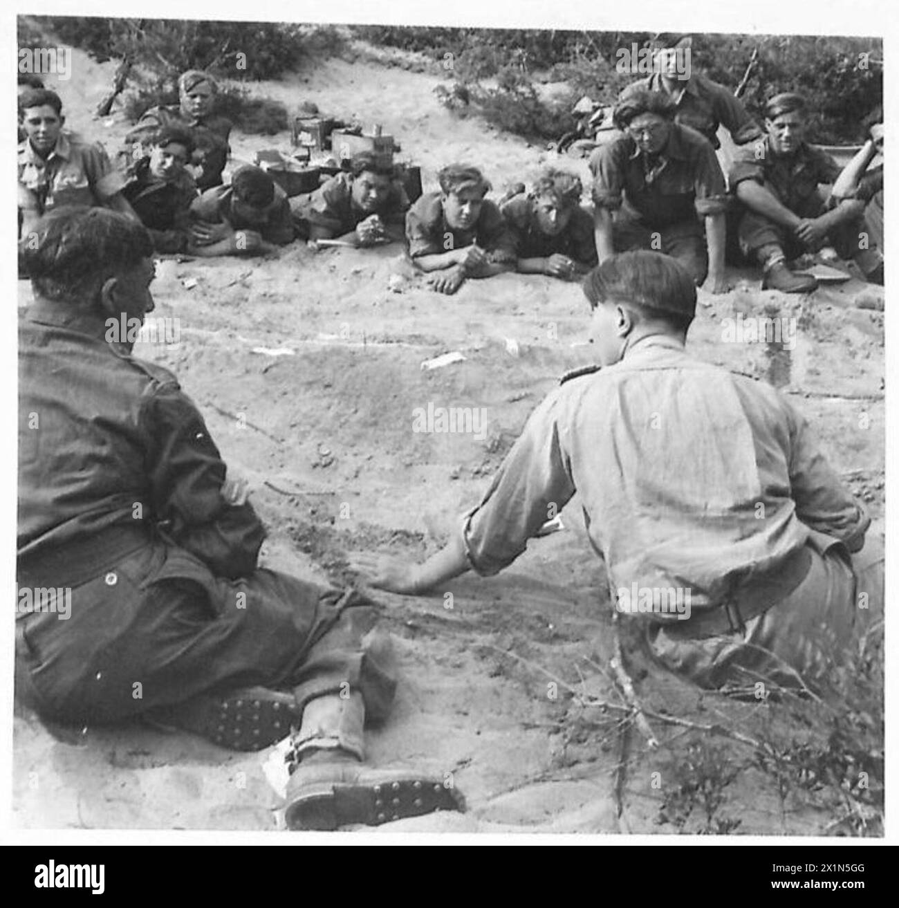 FIFTH ARMY ANZIO OFFENSIVE Lieut. C.W. Newton Platoon Commander