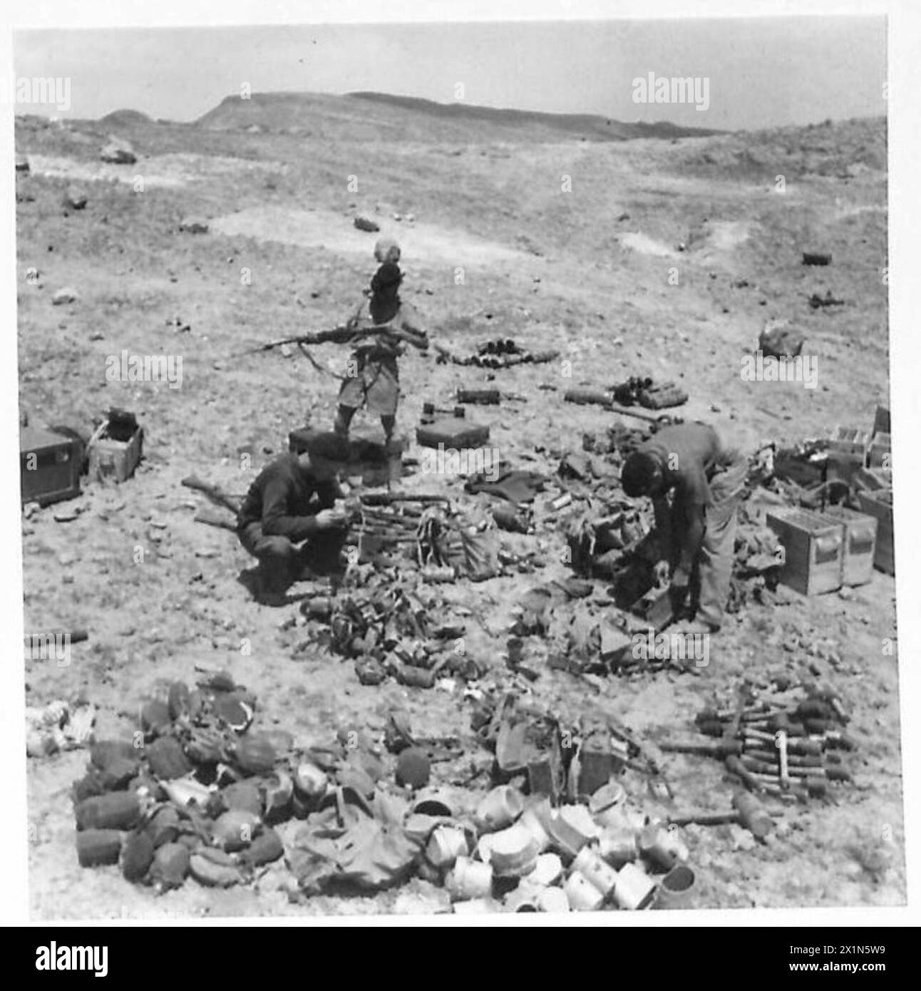 Captured enemy equipment hi-res stock photography and images - Alamy