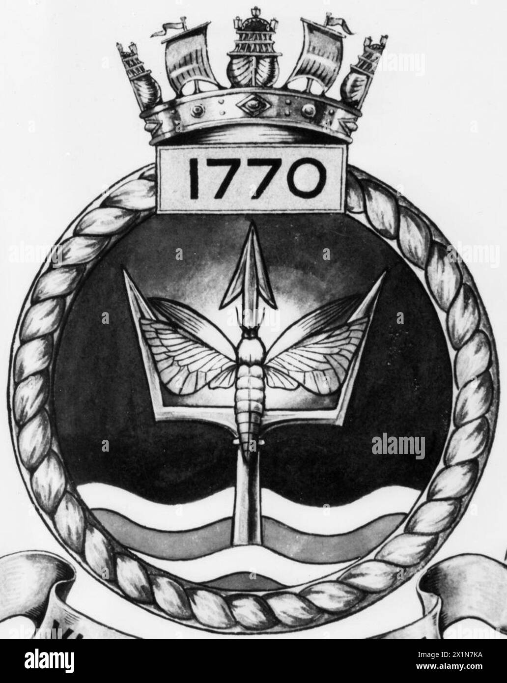 FLEET AIR ARM SQUADRON CRESTS. 1944. - The crest of 1770 Squadron Stock ...