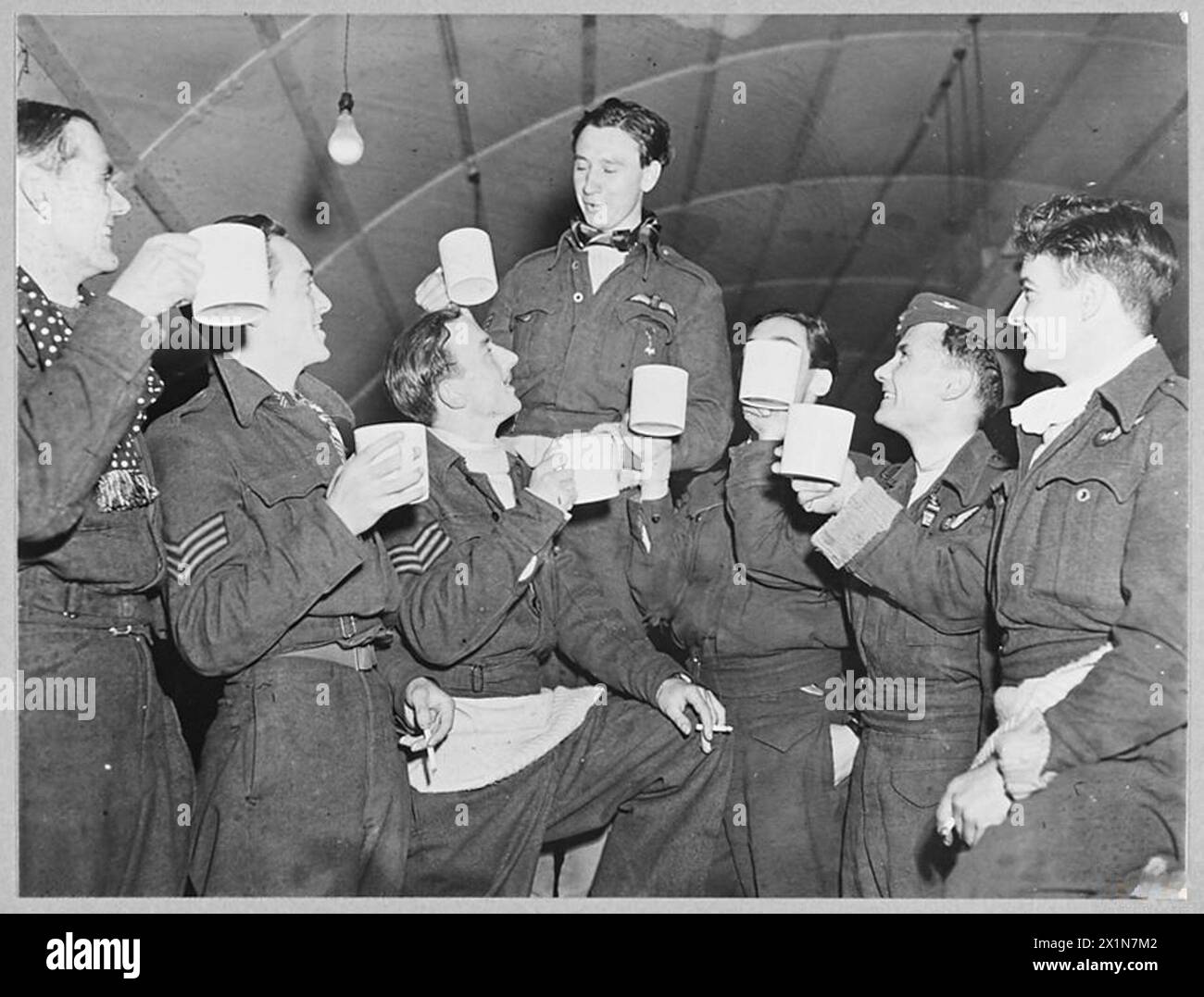 Toasted Crew 1984 birthday celebration hi-res stock photography and images - Alamy