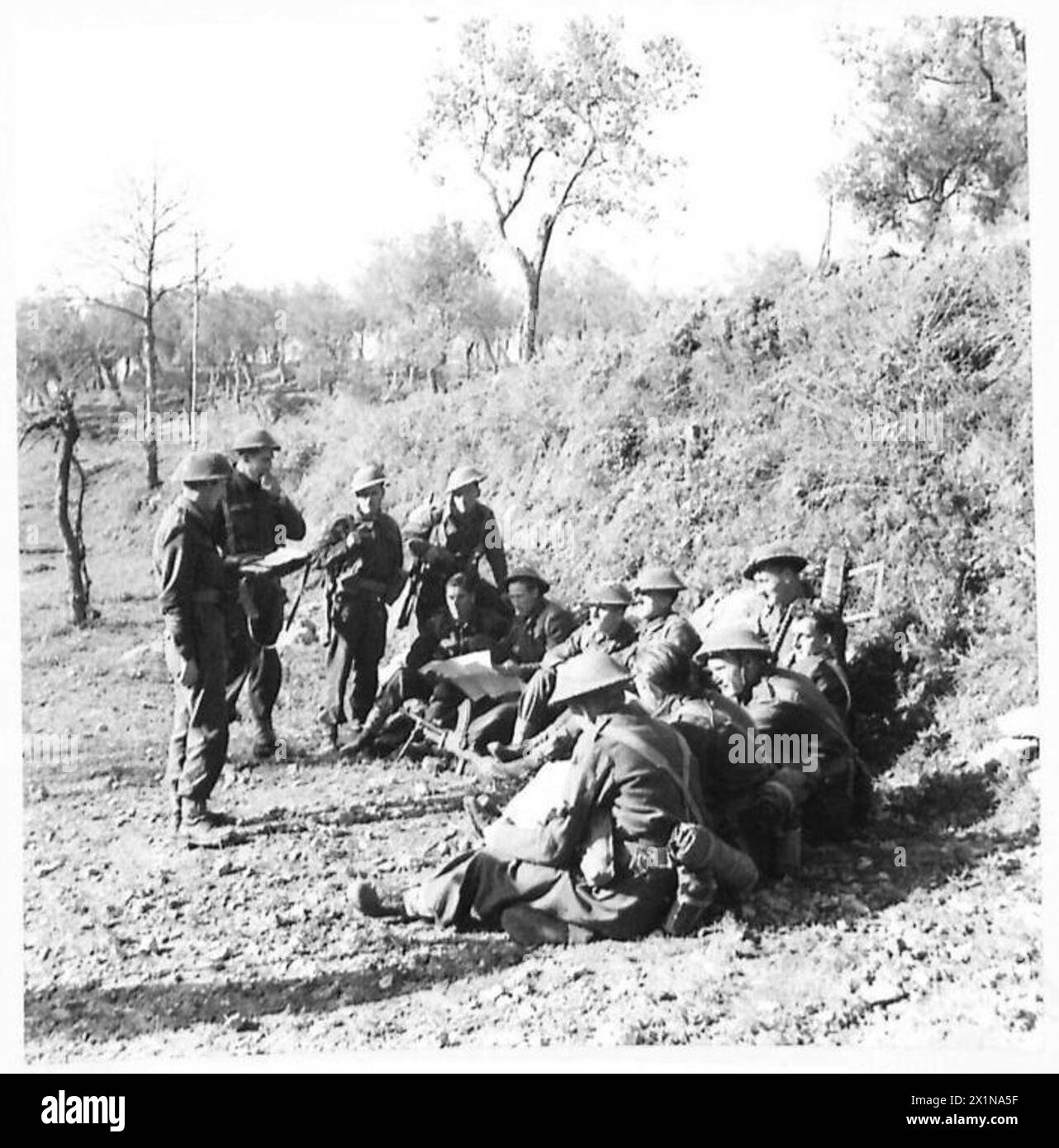 Operational briefing Black and White Stock Photos & Images - Alamy