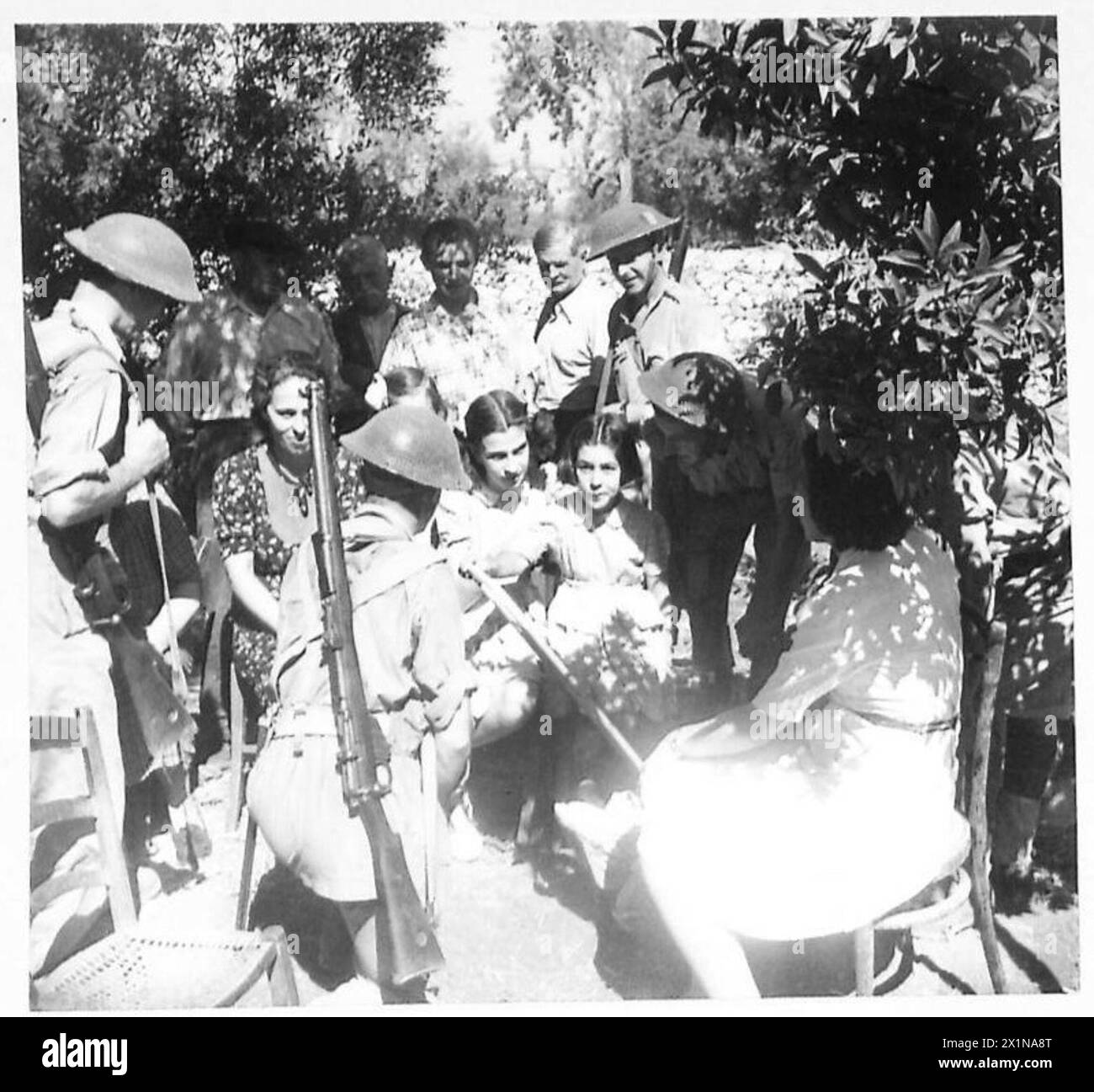 THE BRITISH ARMY IN NORTH AFRICA, SICILY, ITALY, THE BALKANS AND 