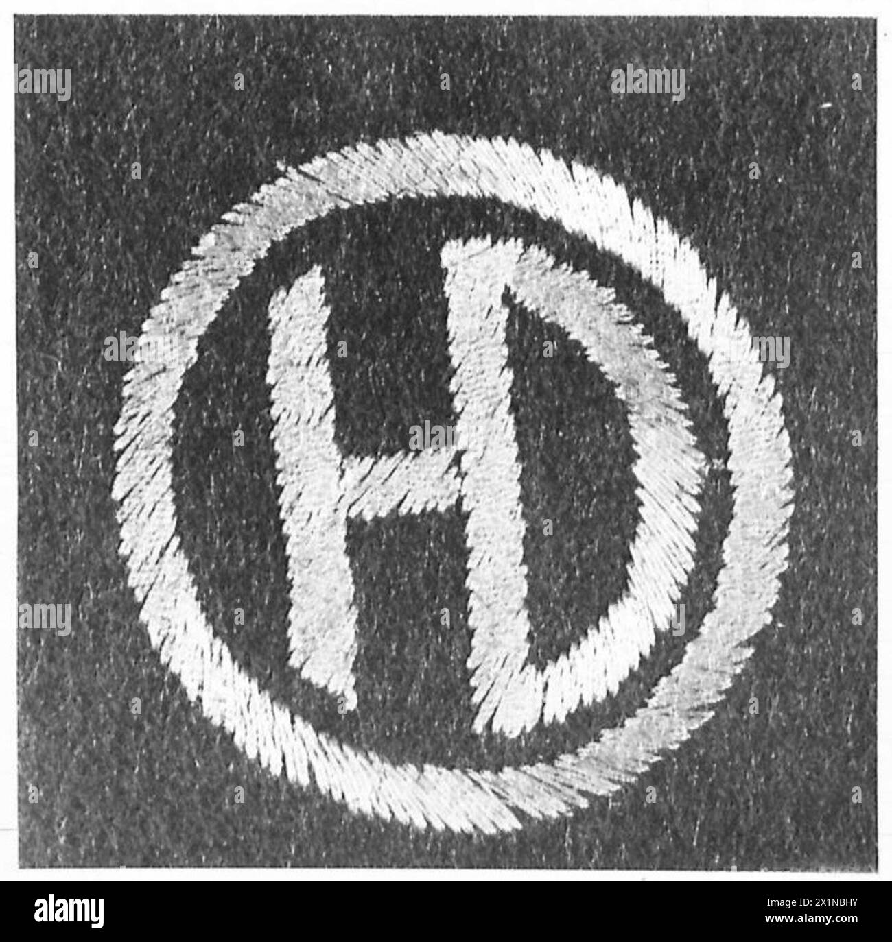 DIVISIONAL SIGNS - 51st [Highland] Division , British Army Stock Photo