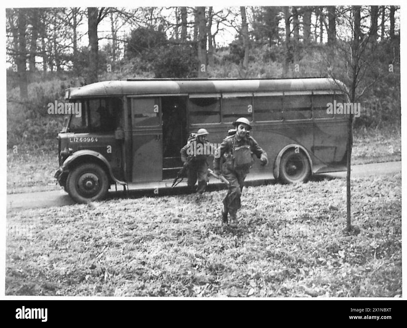 MODERN TRANSPORT FOR TOMMY - Coaches arrive and the order is given for ...