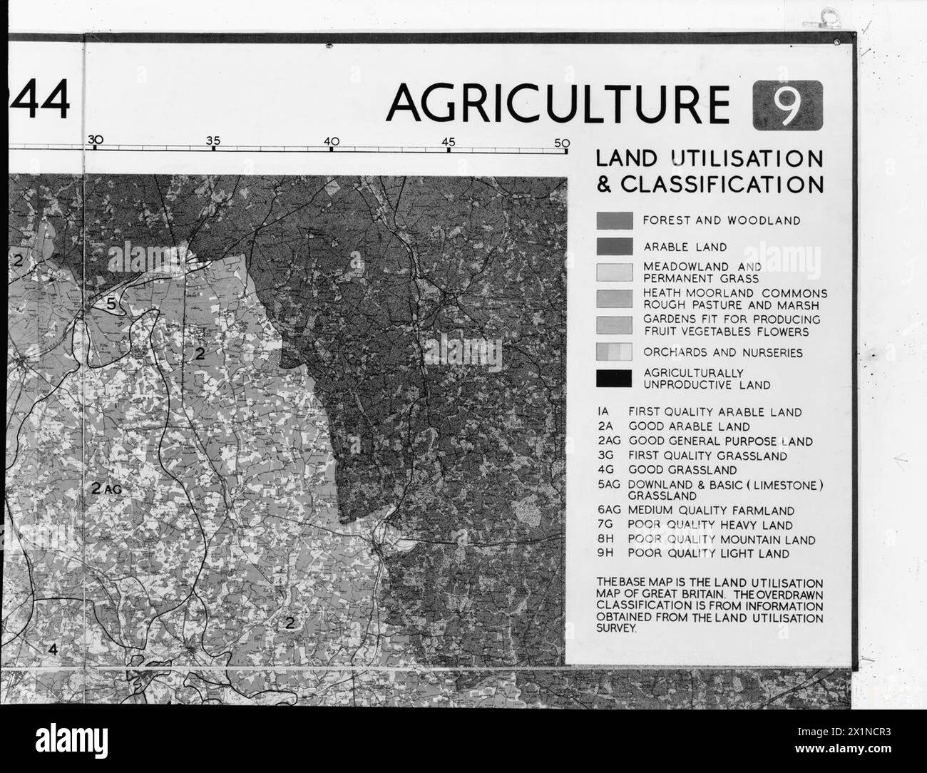 London Classification A section of Professor Abercrombie's 1944 Greater London Plan map ...