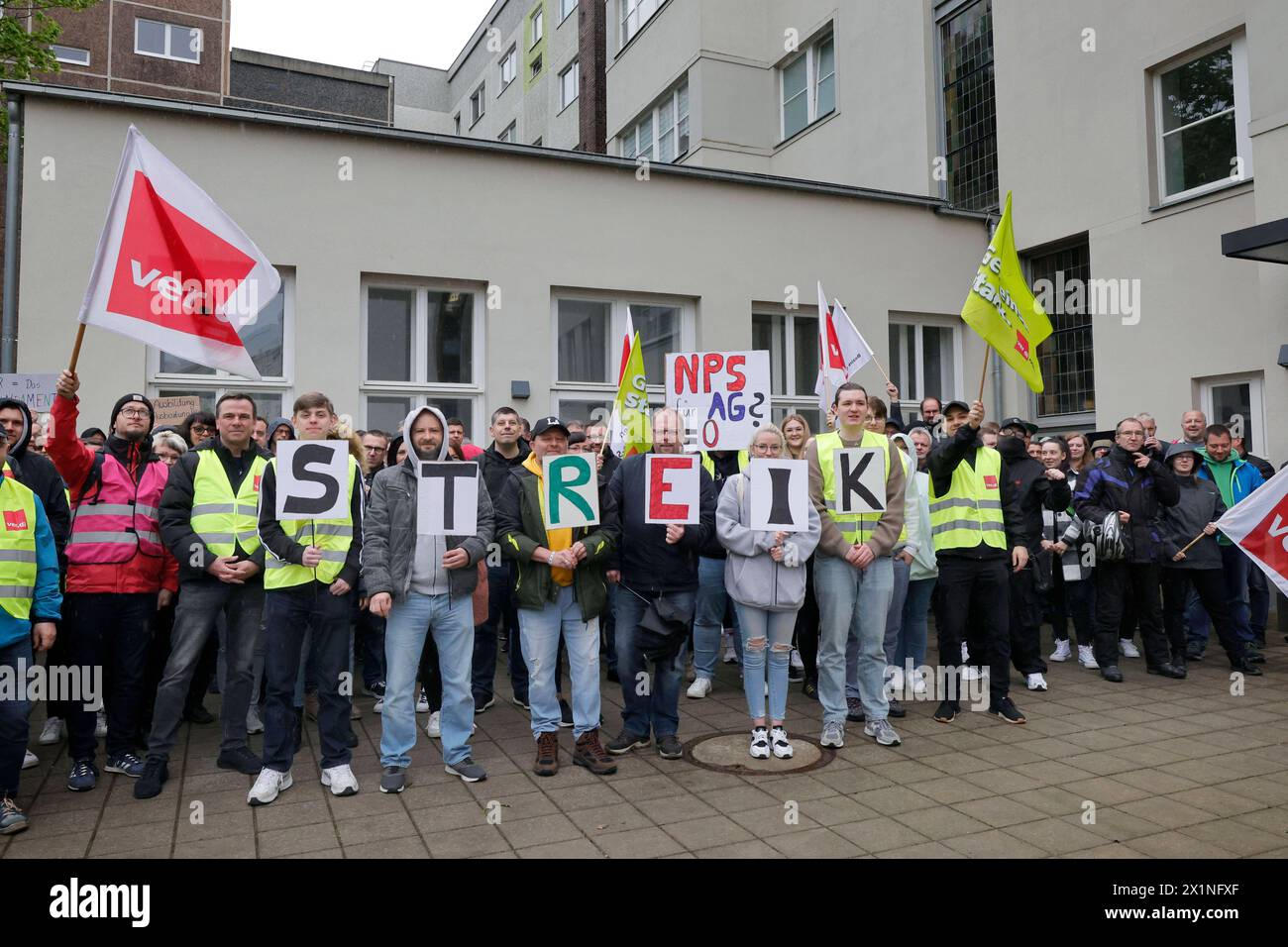 Warnstreik Telekom 17 04 2024 Chemnitz Gewerkschaftshaus warnstreik-telekom-17-04-2024-chemnitz-gewerkschaftshaus