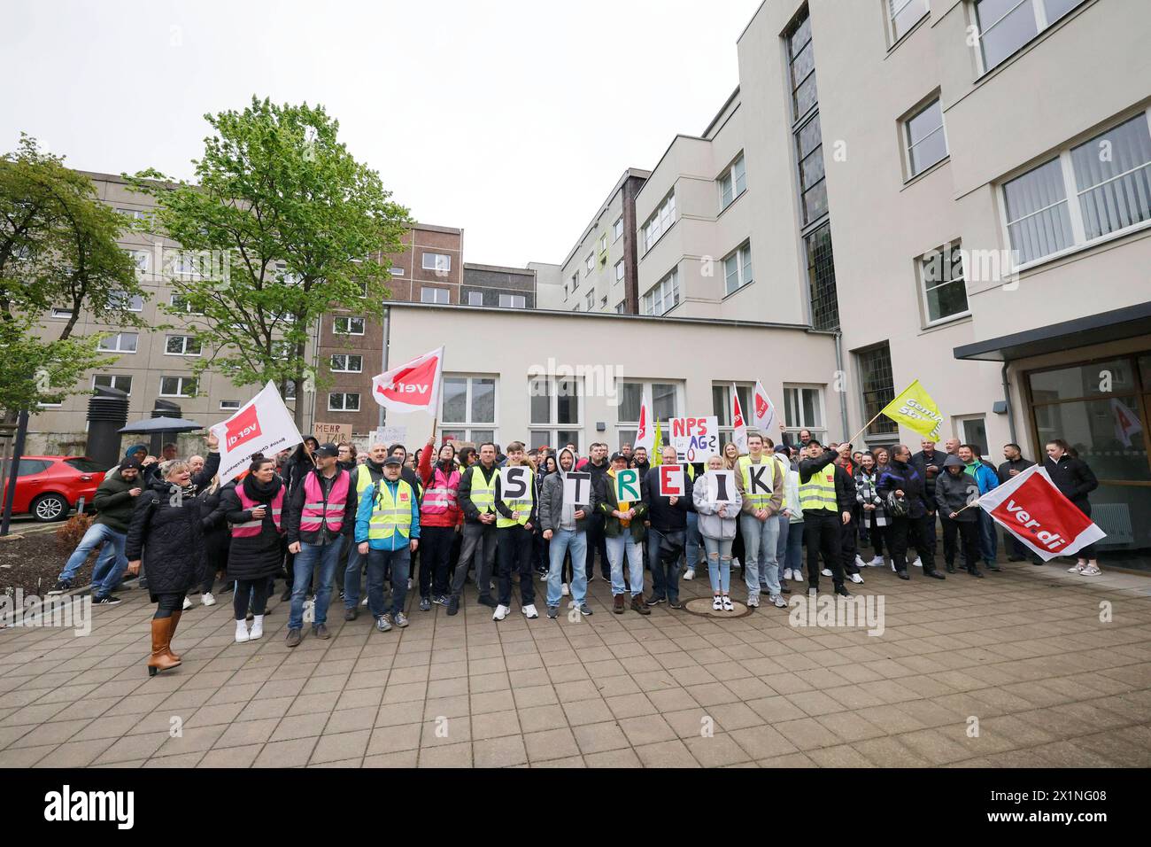 Warnstreik Telekom 17 04 2024 Chemnitz Gewerkschaftshaus warnstreik-telekom-17-04-2024-chemnitz-gewerkschaftshaus