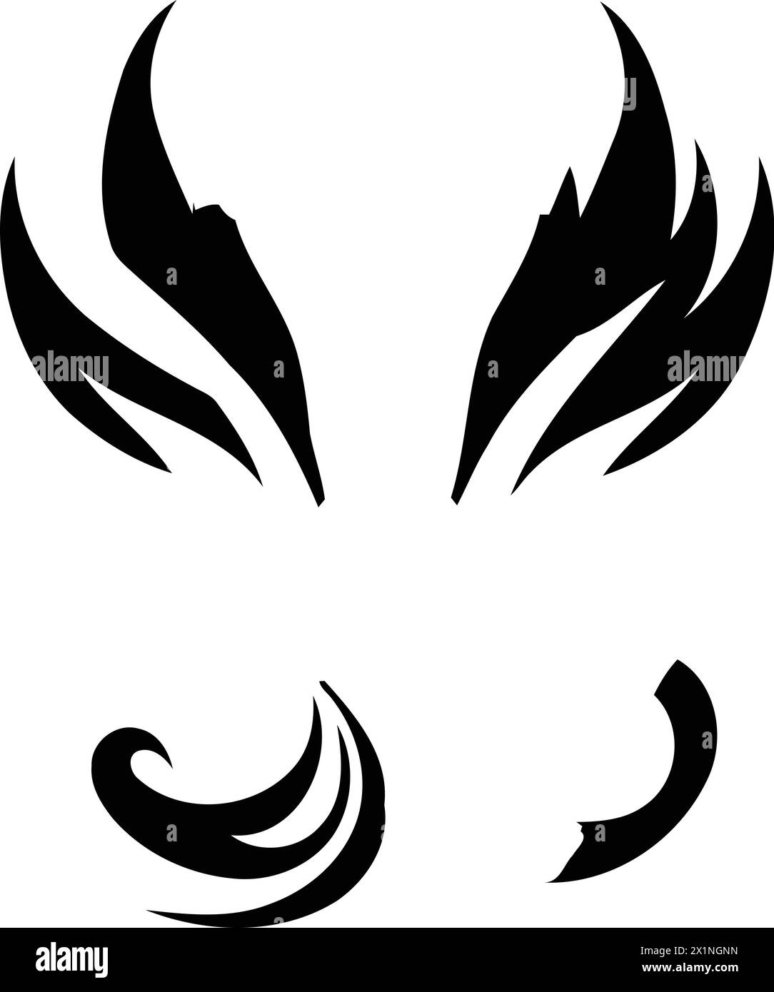 Colorful carnival mask with feathers vector Illustration isolated on a ...