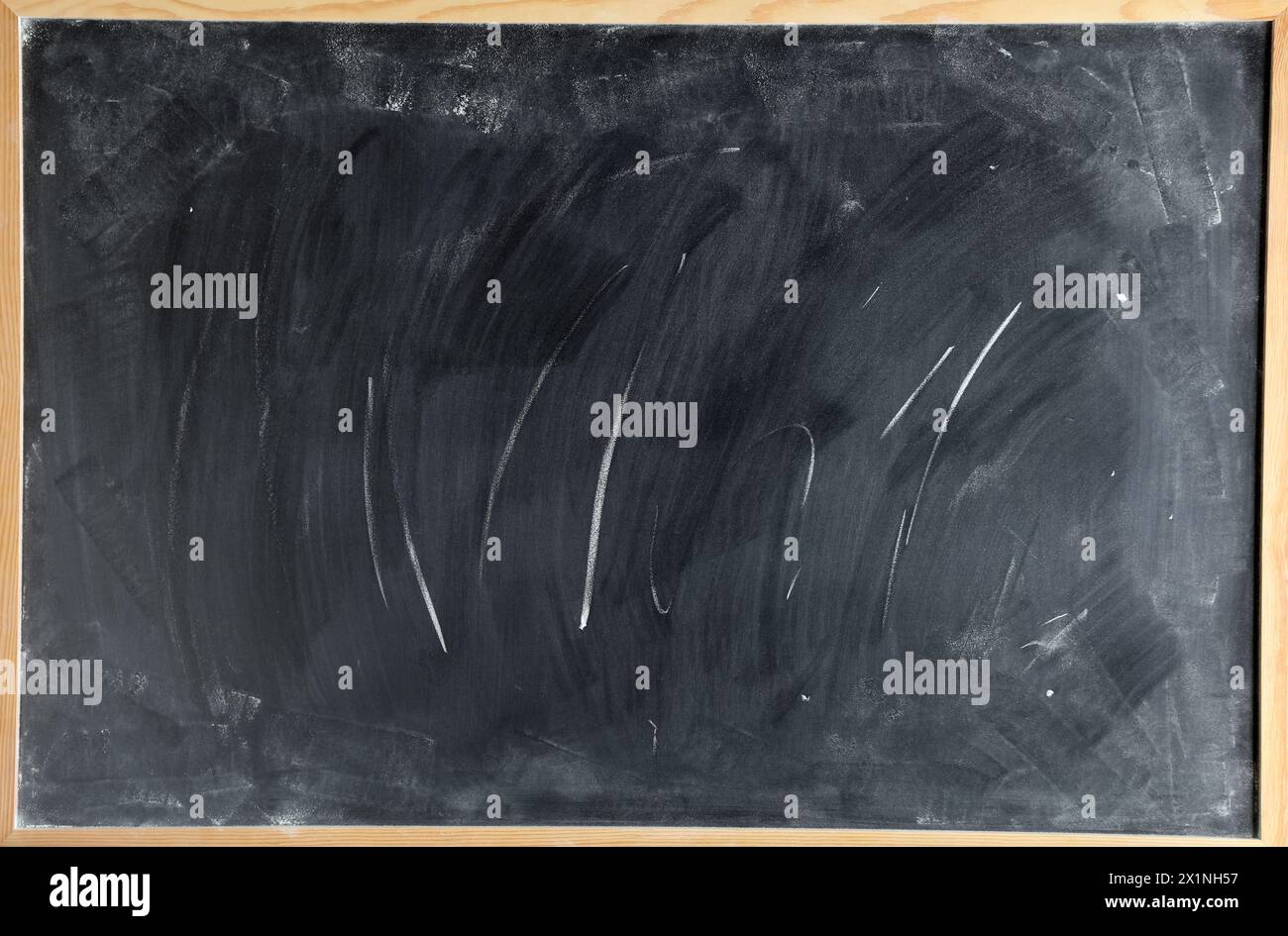 Chalk rubbed out on blackboard background Stock Photo