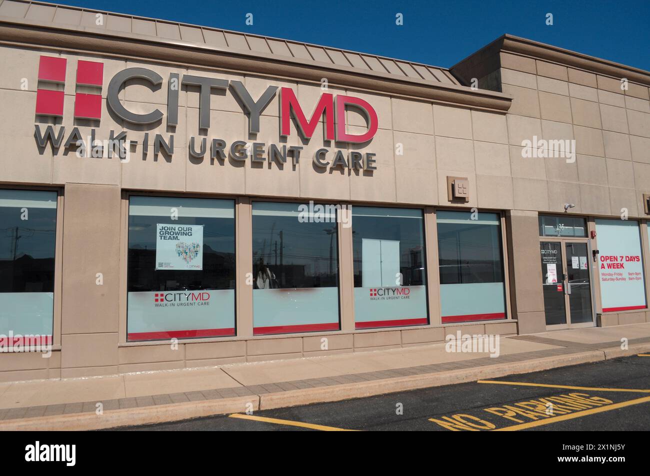 New York, USA. 16th Apr, 2024. A CityMD urgent care center is seen in the Carle Place neighborhood in Nassau County, Long Island, New York. (Credit Image: © Jimin Kim/SOPA Images via ZUMA Press Wire) EDITORIAL USAGE ONLY! Not for Commercial USAGE! Stock Photo