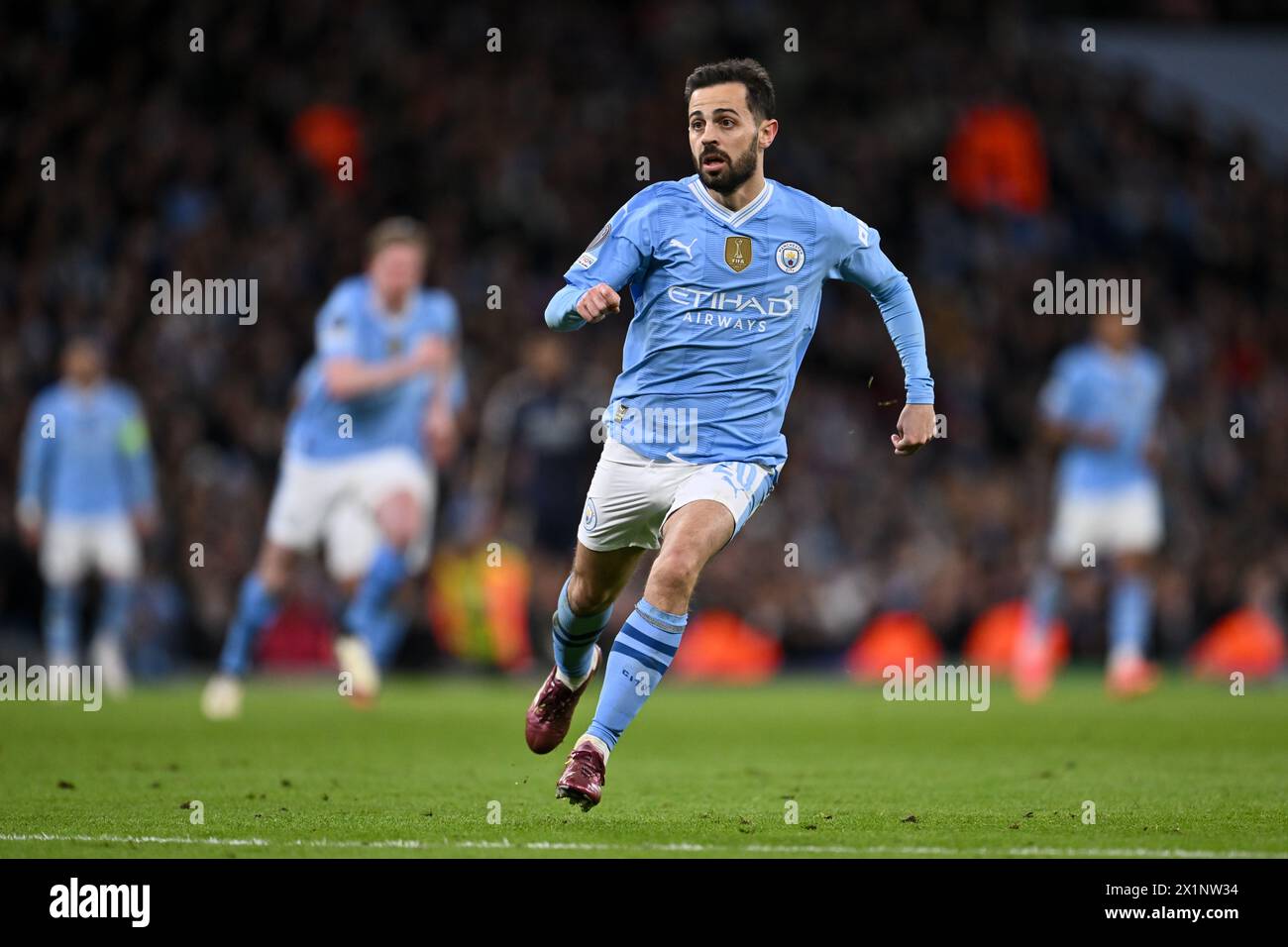 Bernardo Silva of Manchester City during the UEFA Champions League semi