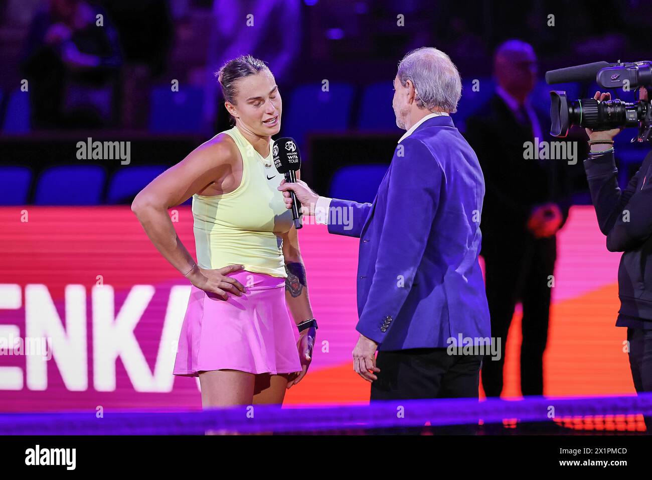 Stuttgart, Baden-Wuerttemberg, Germany. 18th Apr, 2024. Aryna Sabalenka
