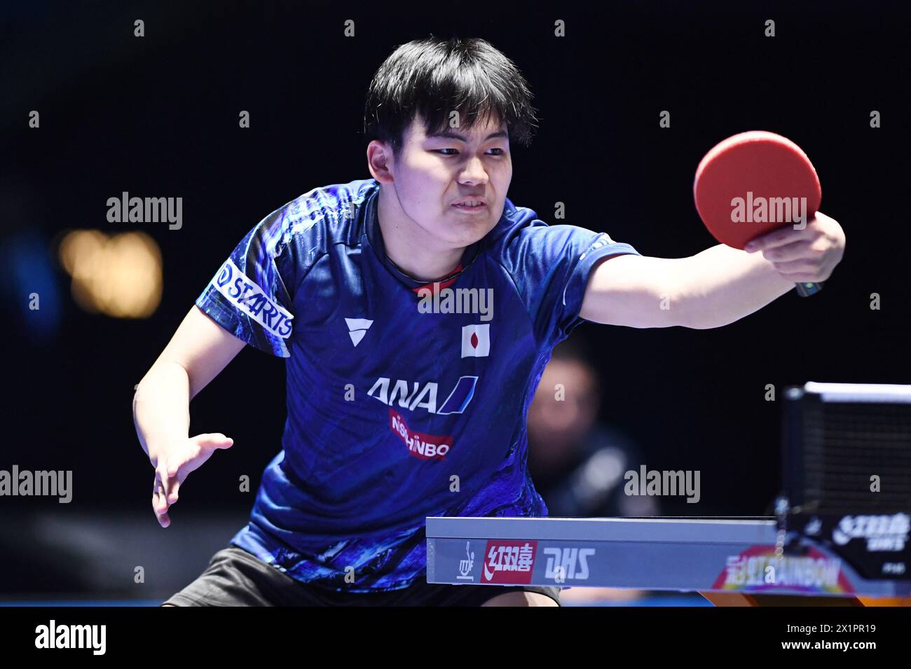 Macao, China. 17th Apr, 2024. Sora Matsushima (JPN) Table Tennis ITTF World Cup Macao 2024 Men