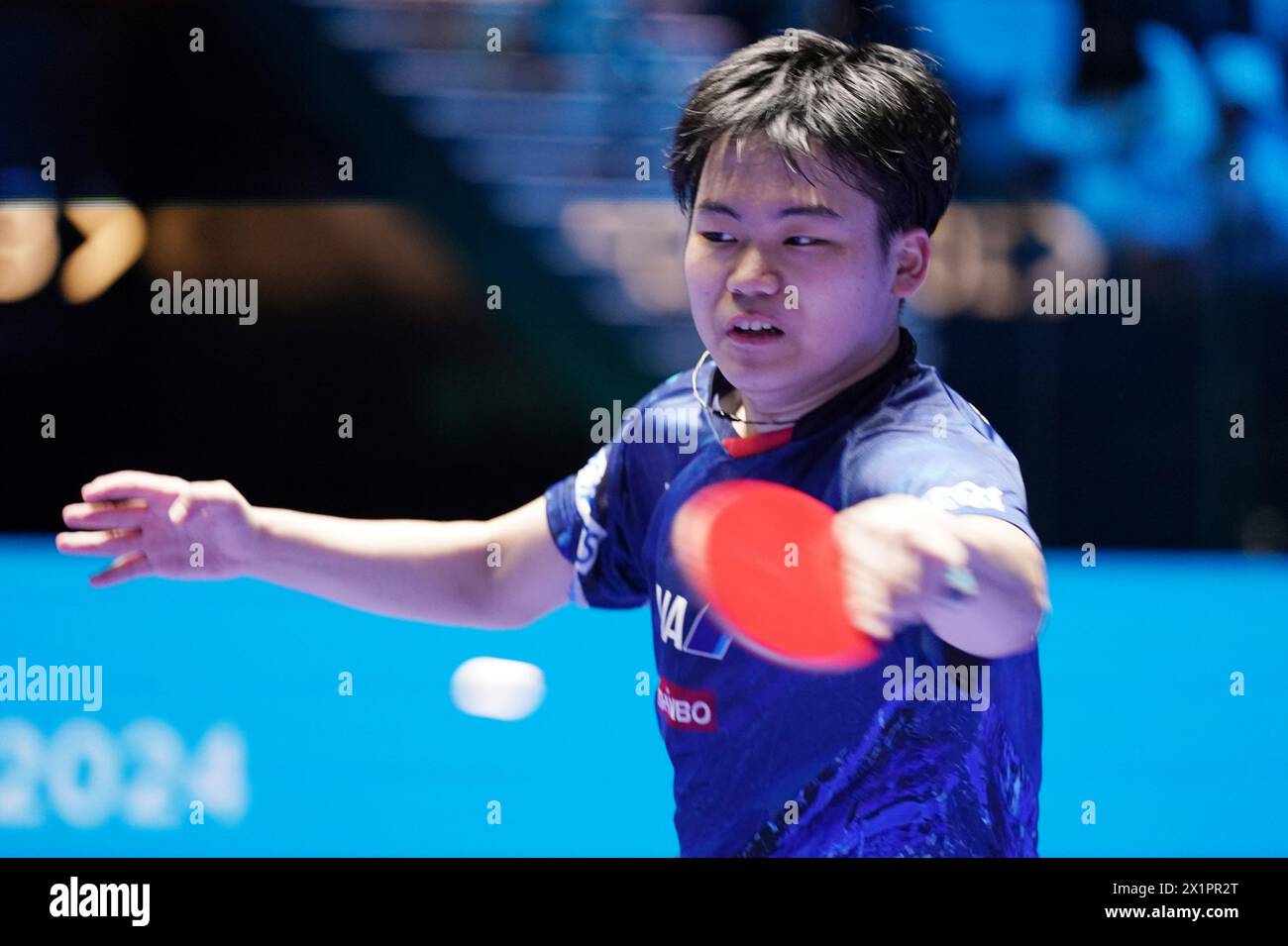 Macao, China. 17th Apr, 2024. Sora Matsushima (JPN) Table Tennis ITTF World Cup Macao 2024 Men