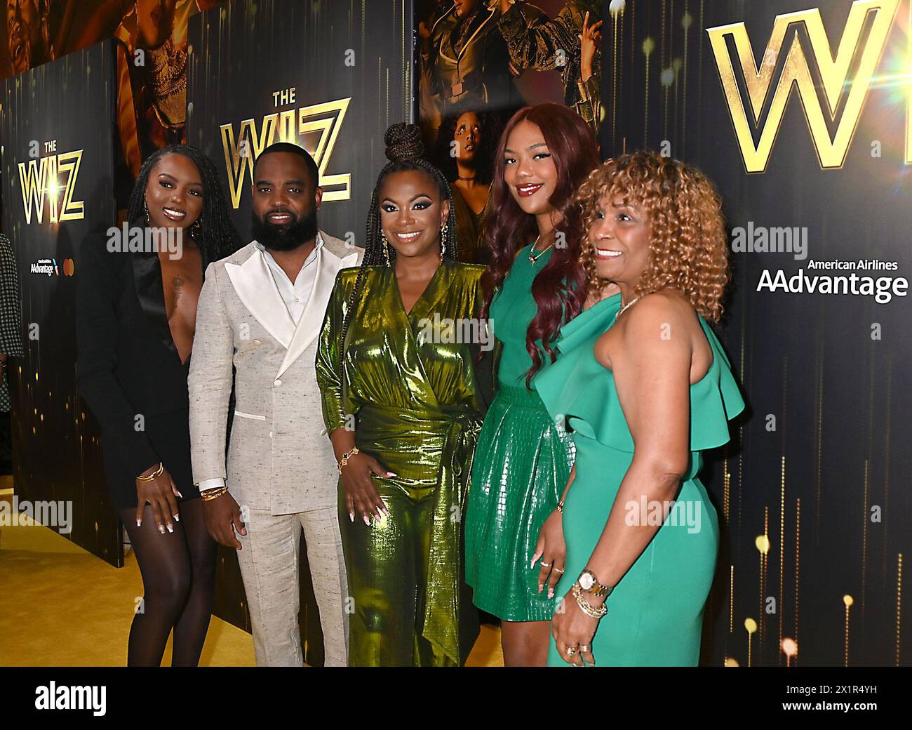 Kandi Burruss and Todd Tucker and family attend 'The Wiz' Broadway opening night at The Marquis Theatre in New York, New York, USA on April 17, 2024 Robin Platzer/ Twin Images/ Credit: Sipa USA/Alamy Live News Stock Photo